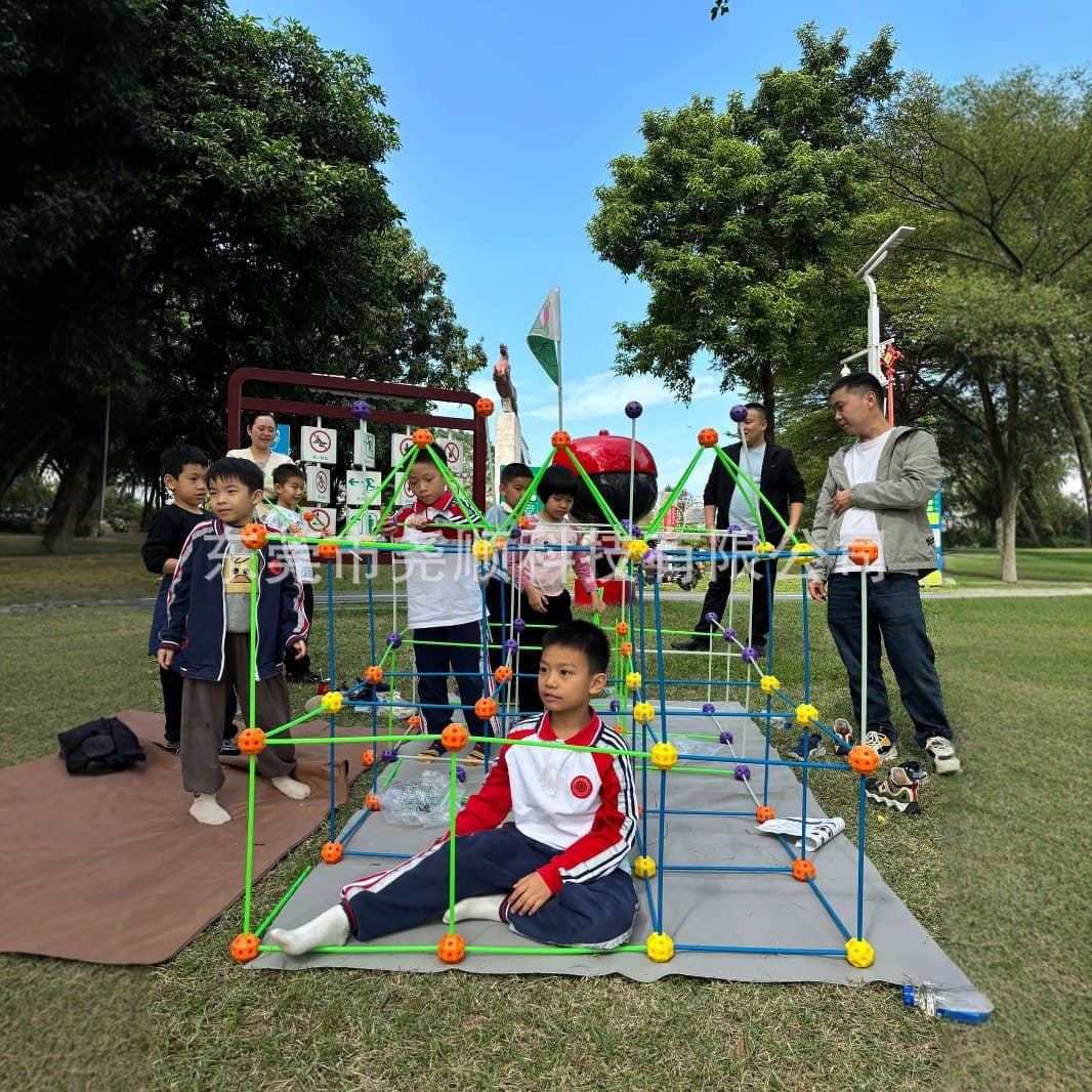 DIY Indoor Fort Bead Building Set