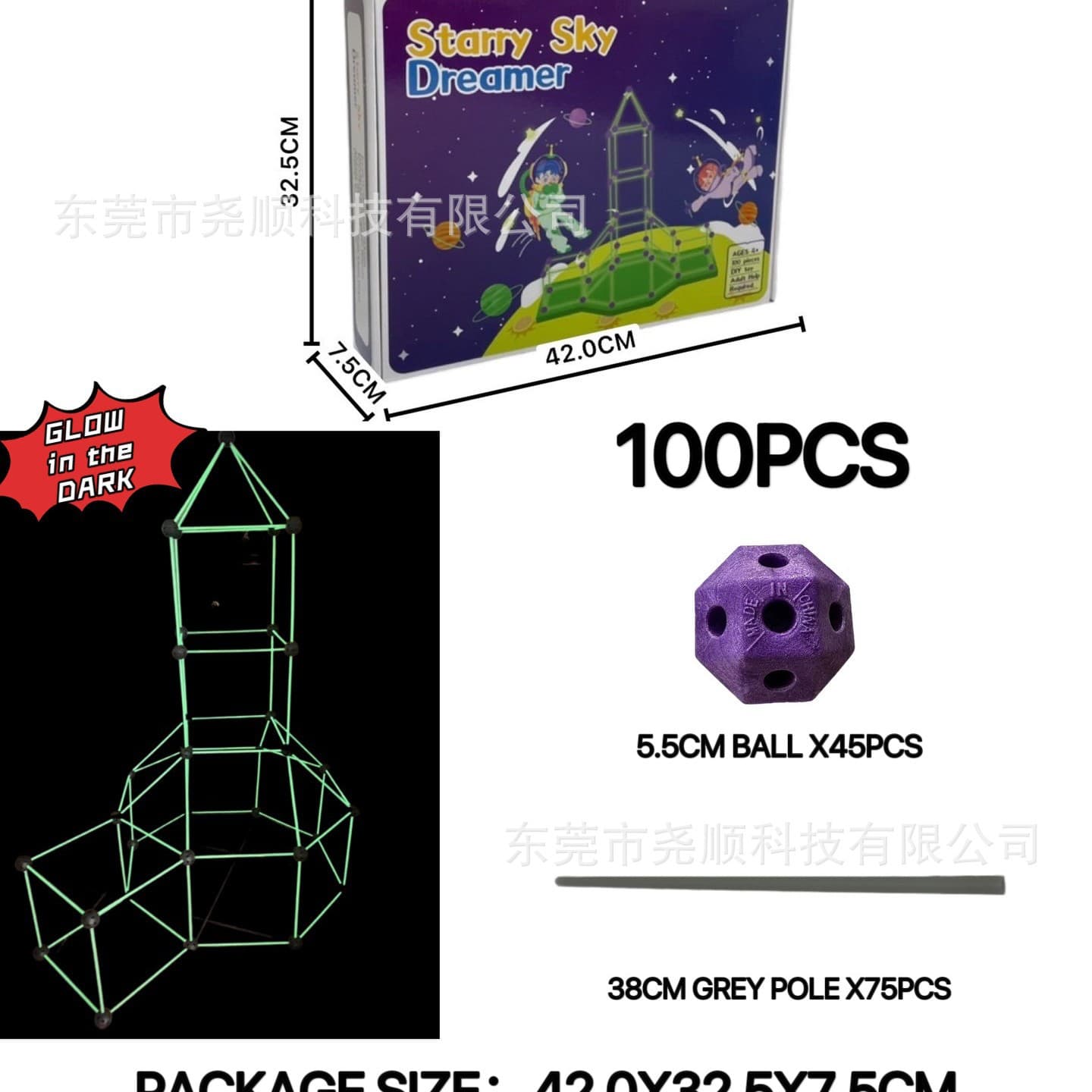 DIY Bead Fort Castle Building Set